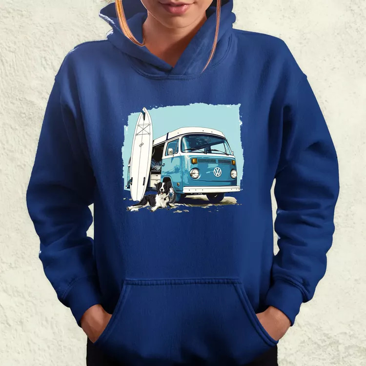 Campervan vibe v2 női pulóver
