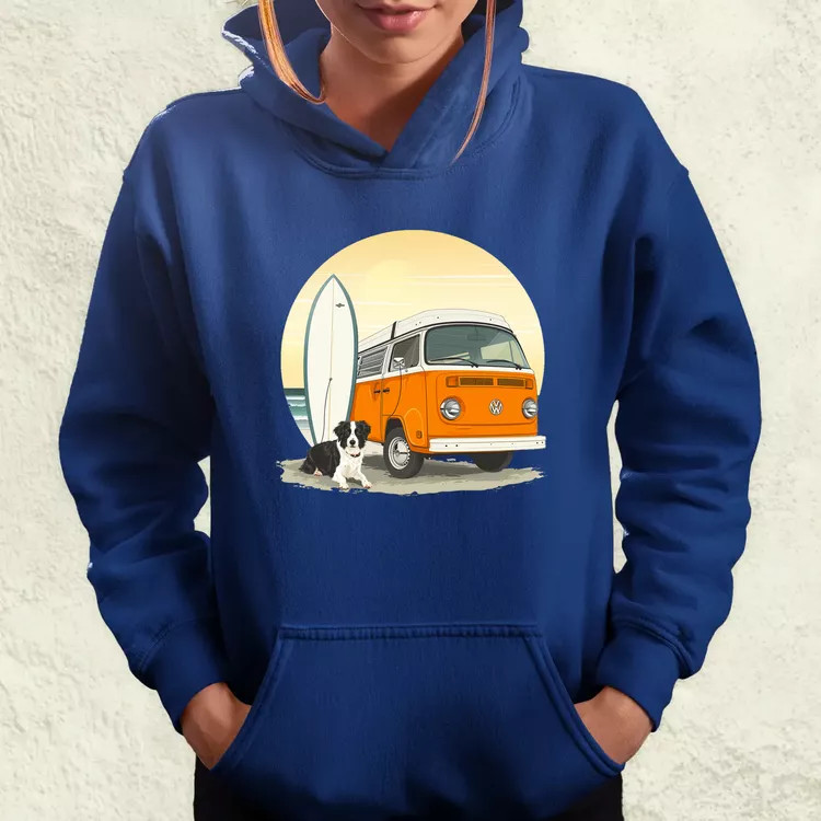 Campervan vibe v4 női pulóver