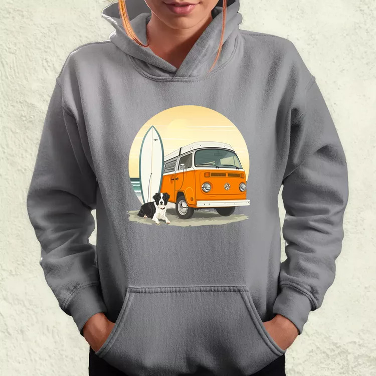 Campervan vibe v4 női pulóver