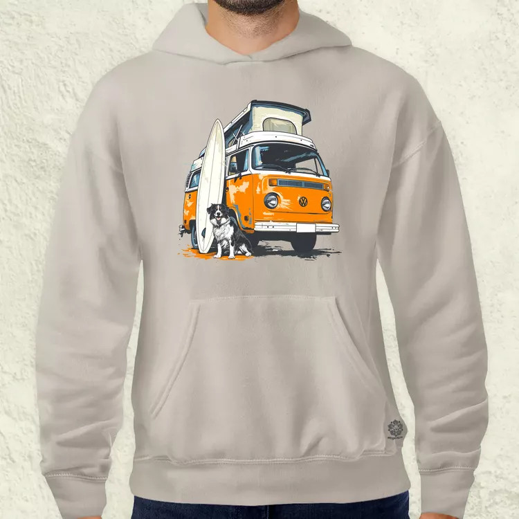 Campervan vibe v6 férfi pulóver