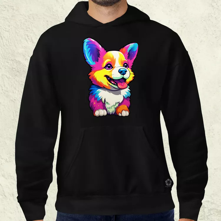 Corgi kölyök v1 férfi pulóver