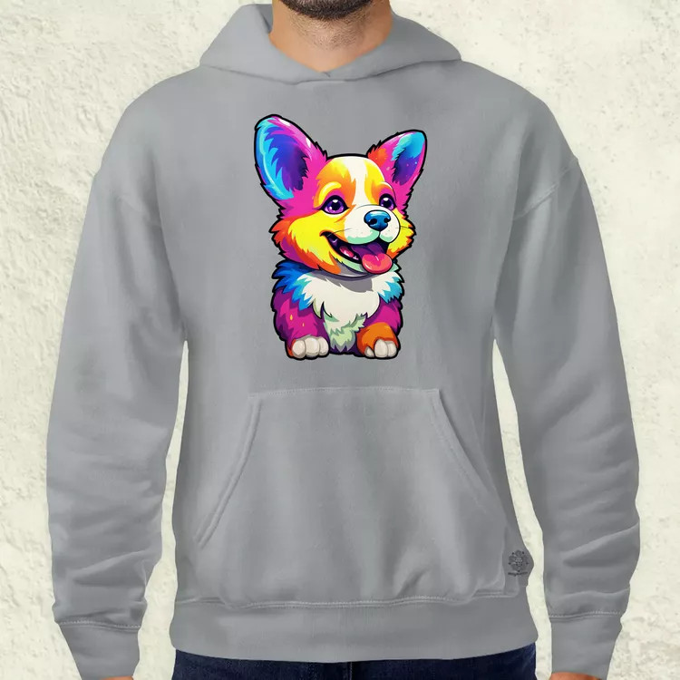 Corgi kölyök v1 férfi pulóver