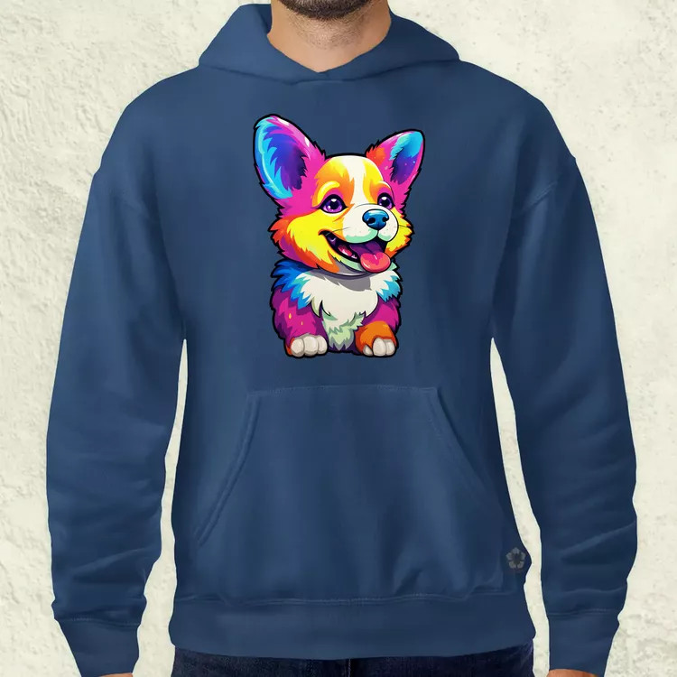 Corgi kölyök v1 férfi pulóver