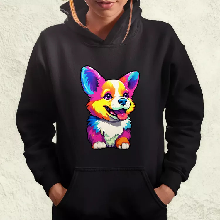 Corgi kölyök v1 női pulóver