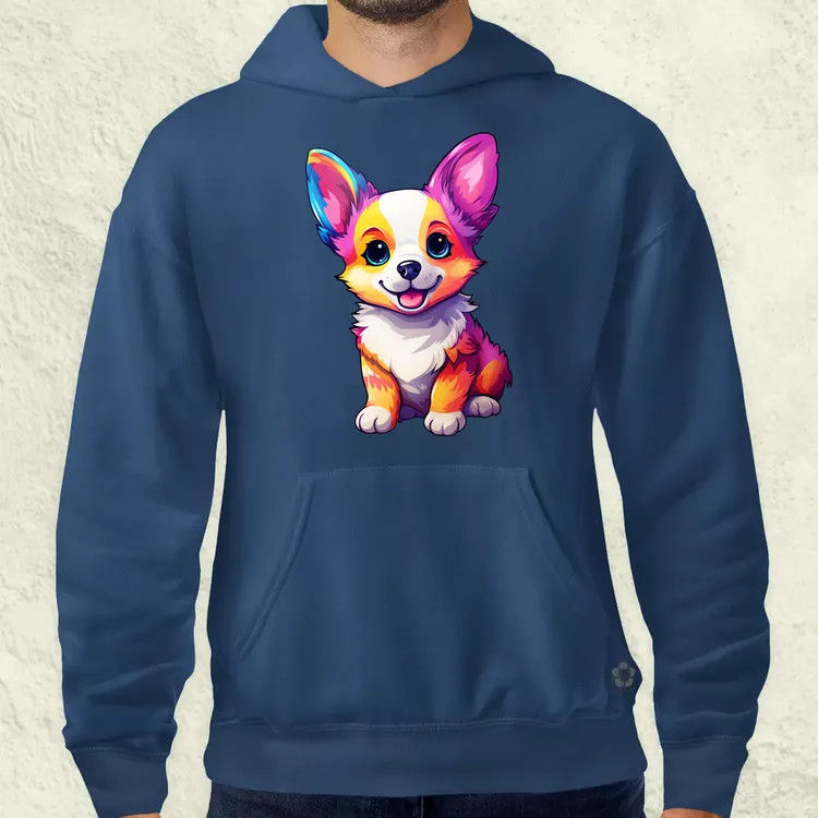 Corgi kölyök v2 férfi pulóver