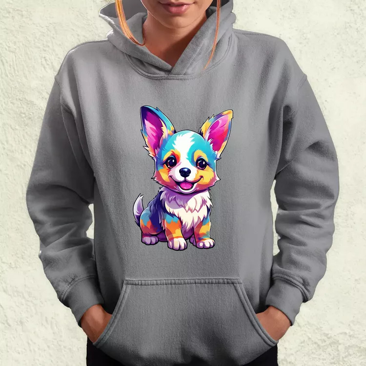 Corgi kölyök v3 női pulóver
