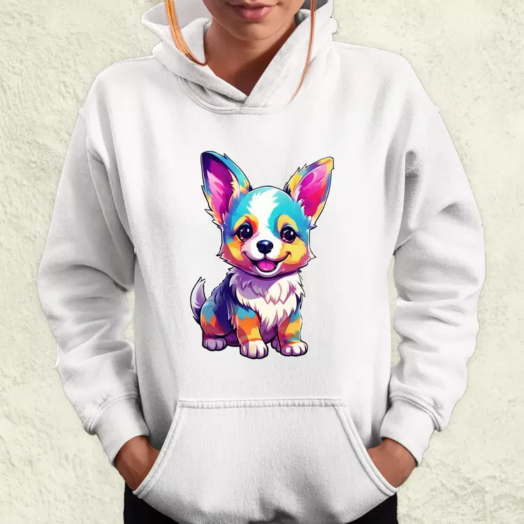 Corgi kölyök v3 női pulóver