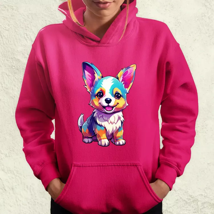 Corgi kölyök v3 női pulóver