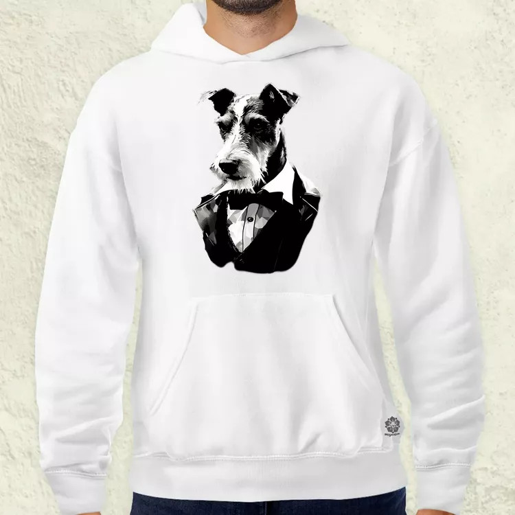 Fox Terrier nyomozó v1 férfi pulóver