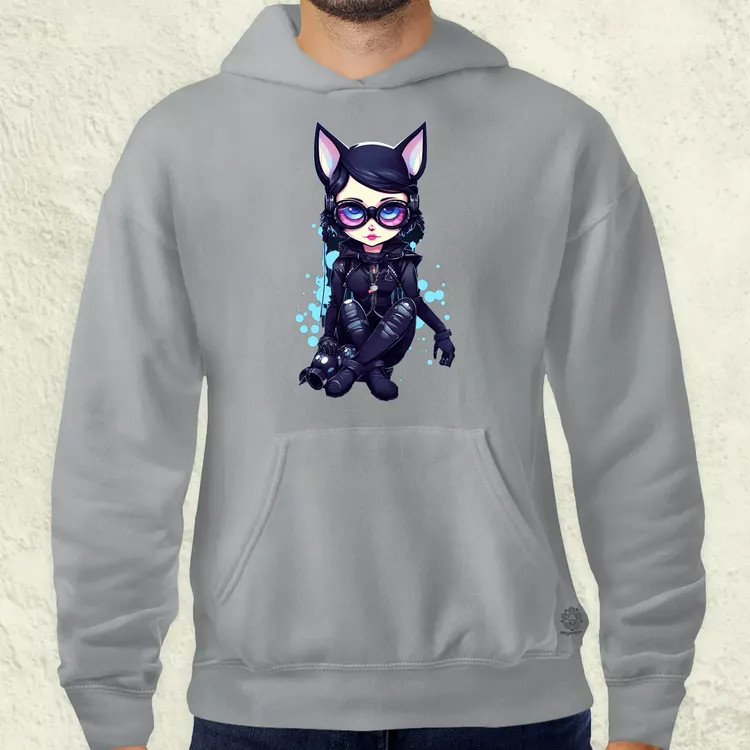 Kawaii macskalány v1 férfi pulóver