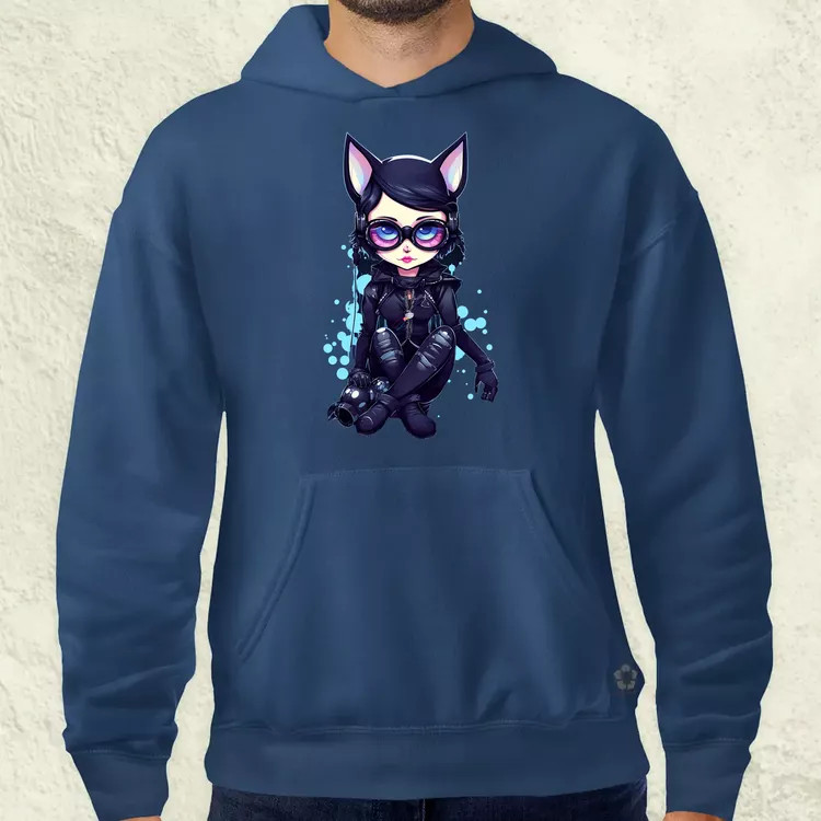 Kawaii macskalány v1 férfi pulóver