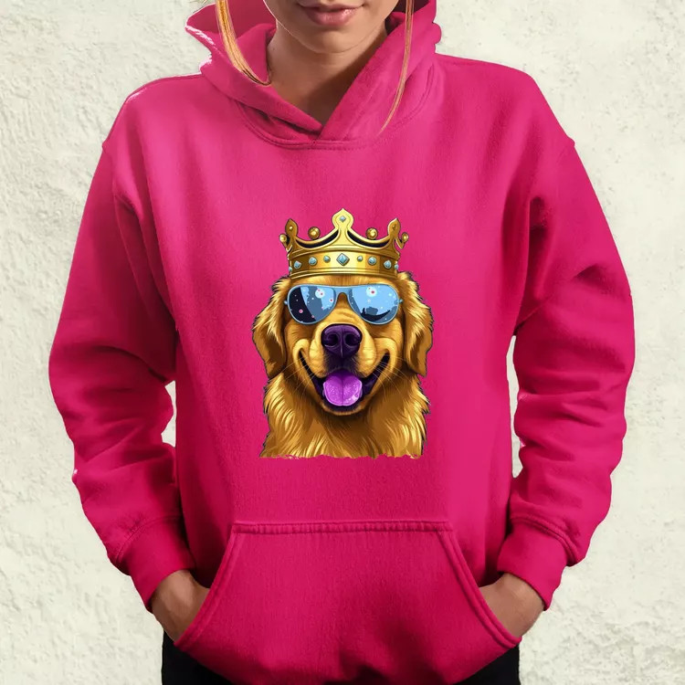 Király Golden Retriever v2 női pulóver