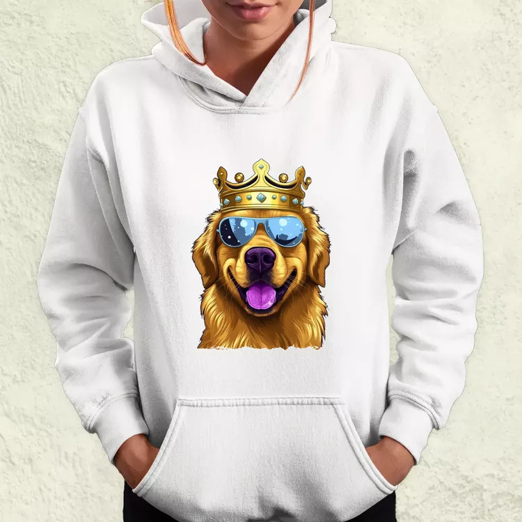 Király Golden Retriever v2 női pulóver