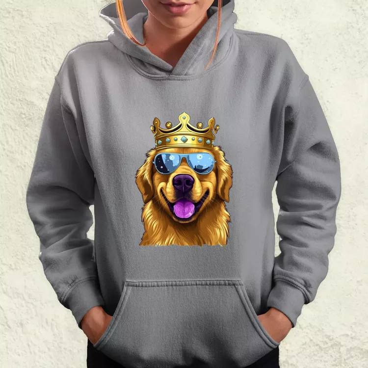 Király Golden Retriever v2 női pulóver