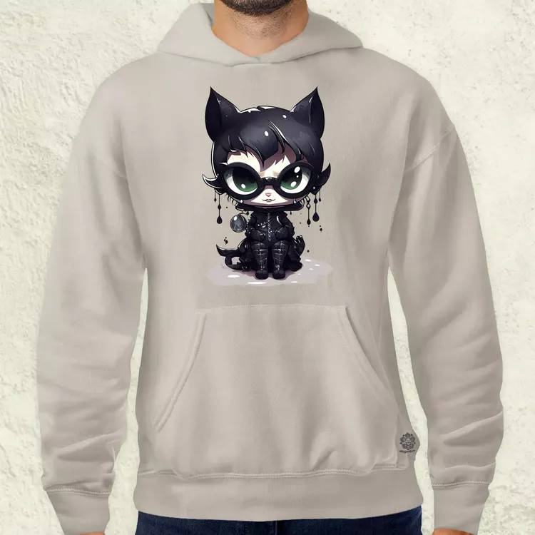 Kawaii macskalány v2 férfi pulóver