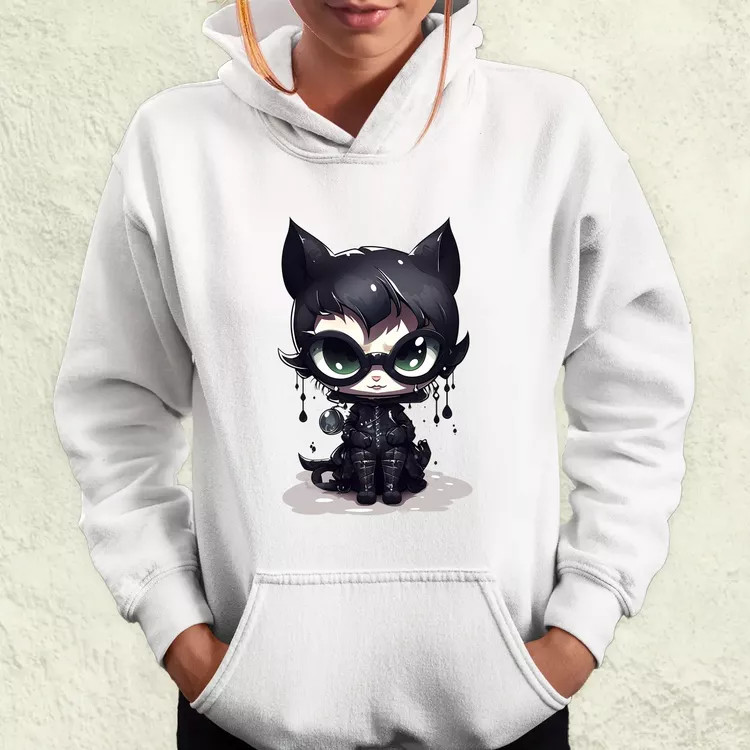 Kawaii macskalány v2 női pulóver