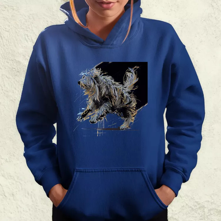 Magyar kutyák ugrik a komondor női pulóver