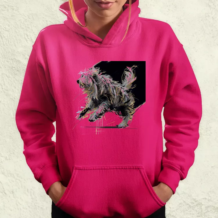 Magyar kutyák ugrik a komondor női pulóver