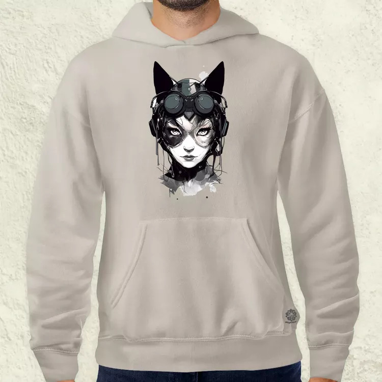 Kawaii macskalány v3 férfi pulóver
