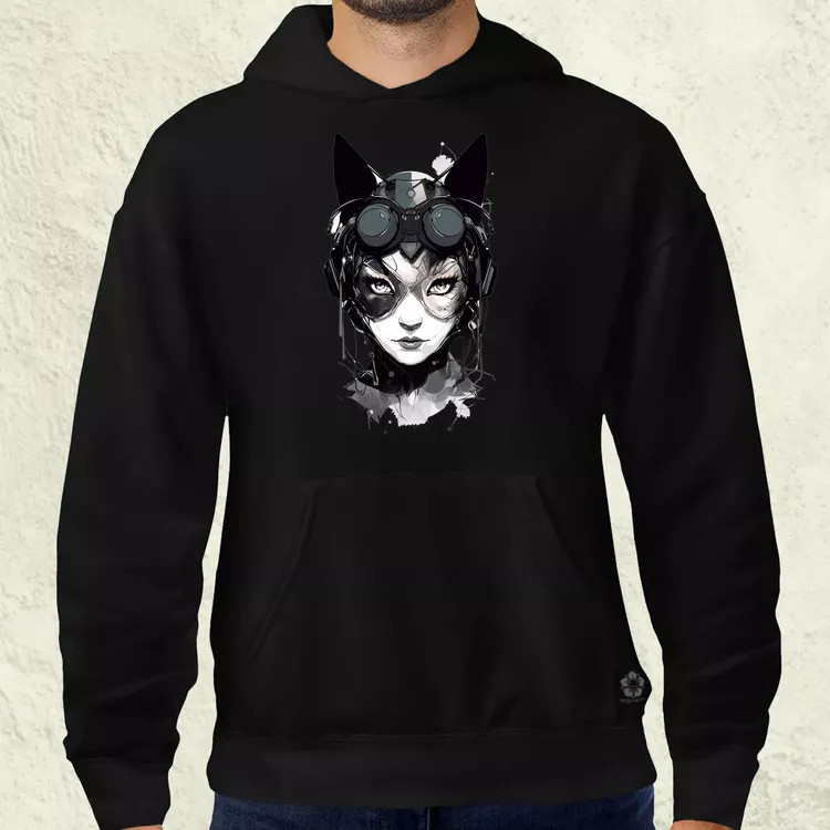 Kawaii macskalány v3 férfi pulóver