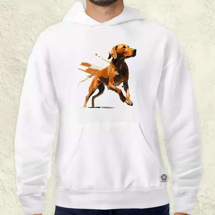 Magyar kutyák ugrik a vizsla férfi pulóver