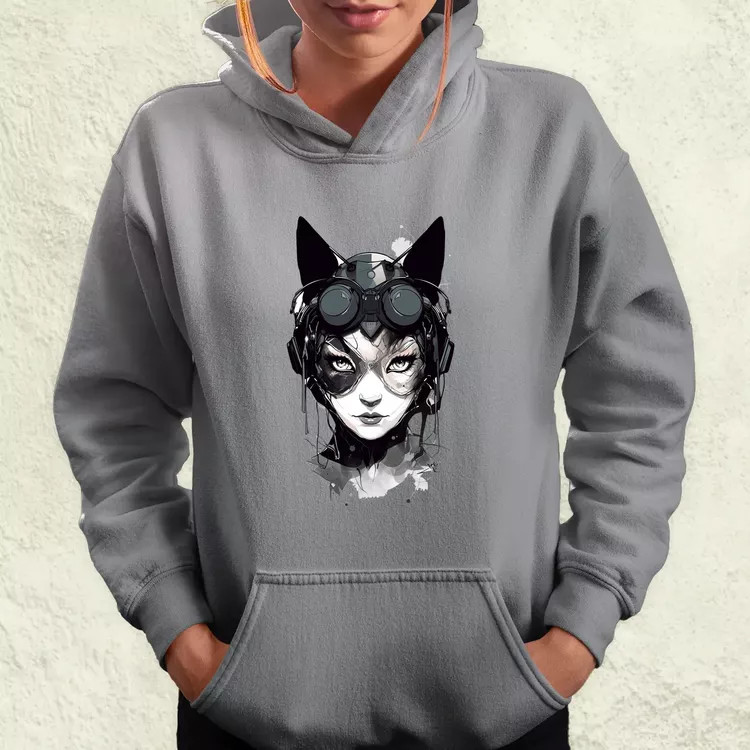 Kawaii macskalány v3 női pulóver