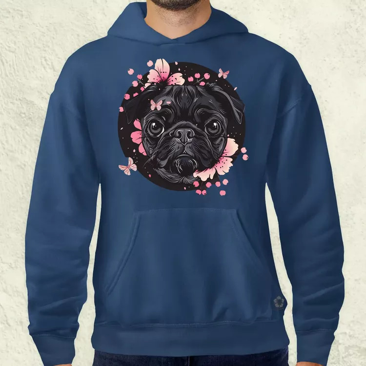 Mopsz és pillangó v3 férfi pulóver