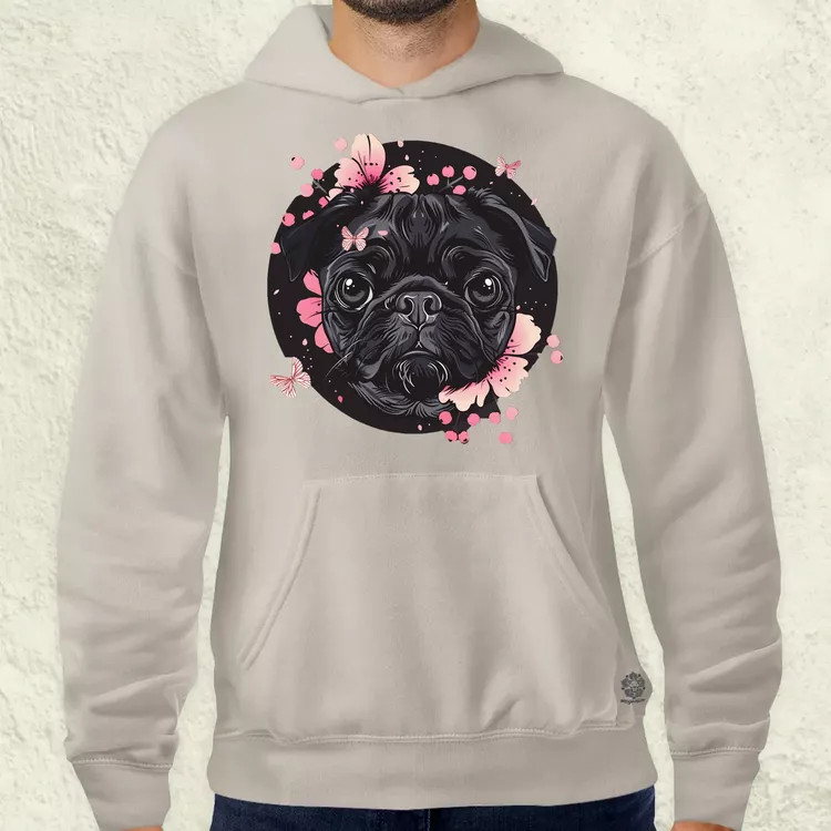 Mopsz és pillangó v3 férfi pulóver