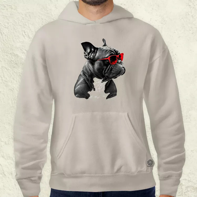 Napszemcsis buldog v2 férfi pulóver