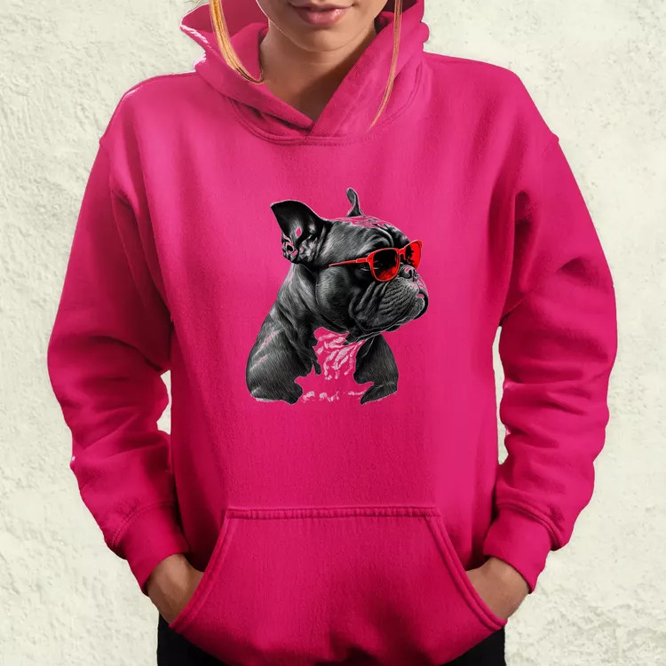 Napszemcsis buldog v2 női pulóver