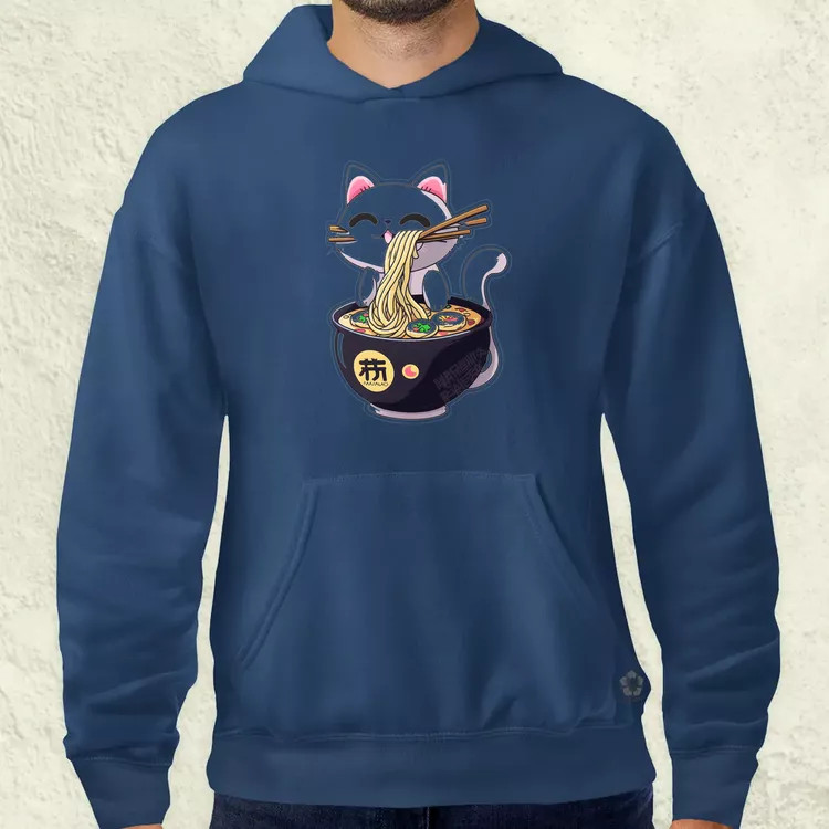 Kawaii neko cica leves férfi pulóver
