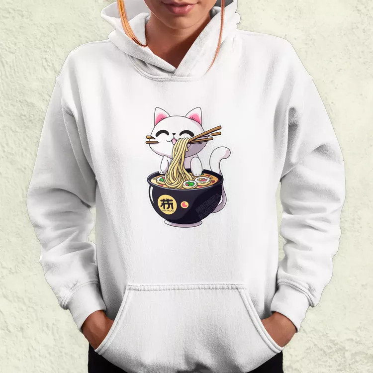 Kawaii neko cica leves női pulóver