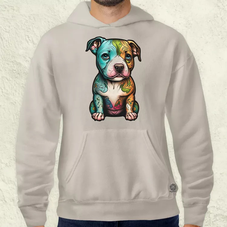 Pitbull kölyök v2 férfi pulóver