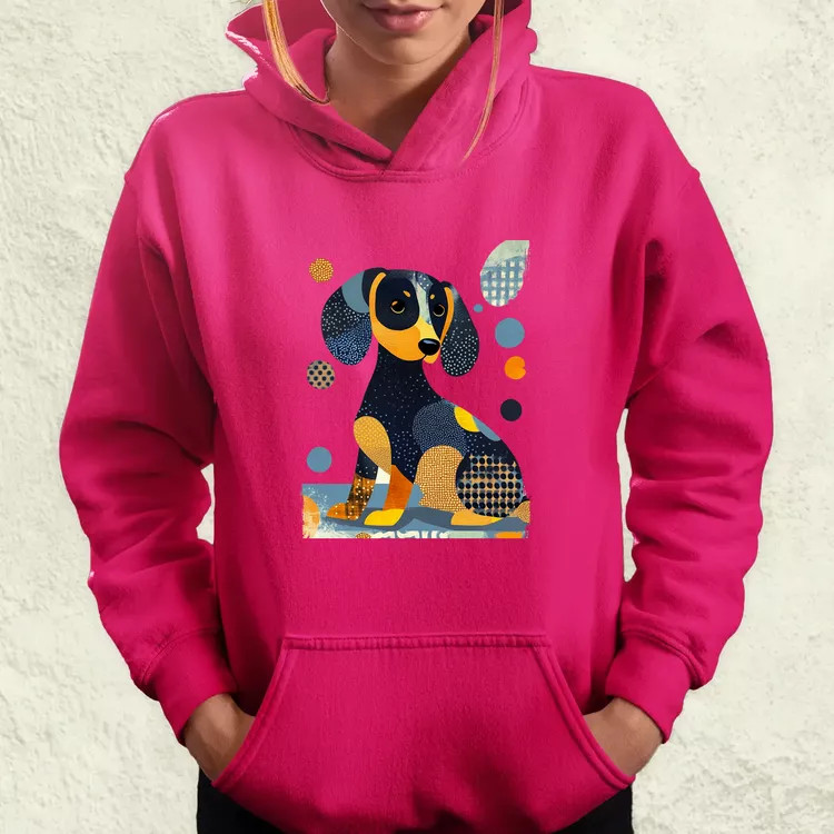Pop art tacskó v1 női pulóver