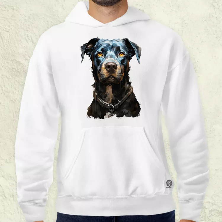 Rajz pitbull v1 férfi pulóver