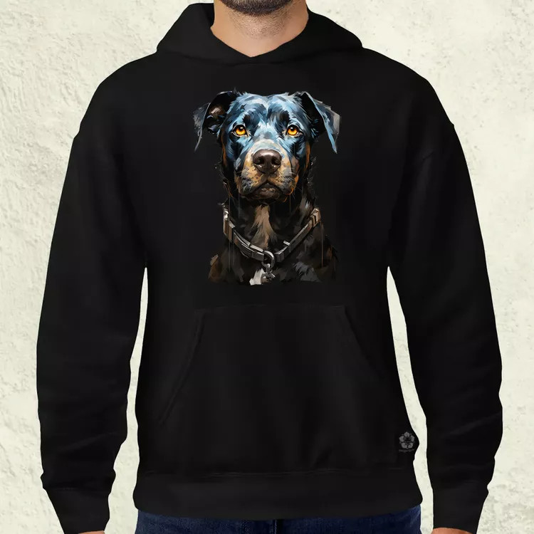 Rajz pitbull v1 férfi pulóver