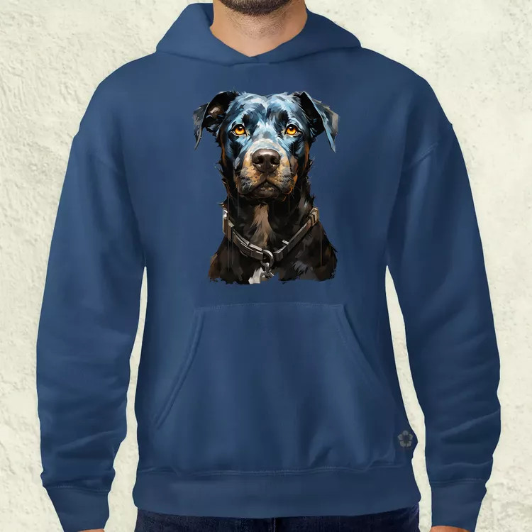 Rajz pitbull v1 férfi pulóver