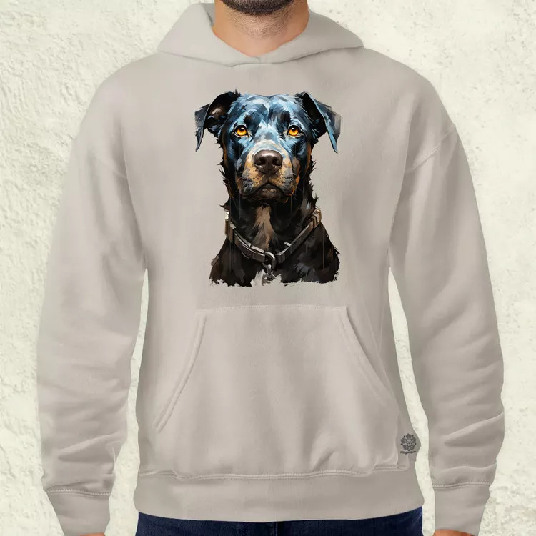 Rajz pitbull v1 férfi pulóver