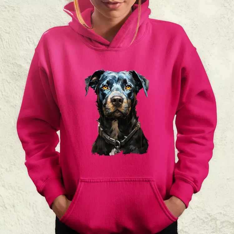 Rajz pitbull v1 női pulóver