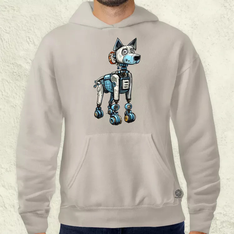 Robotkutya vázlat v6 férfi pulóver