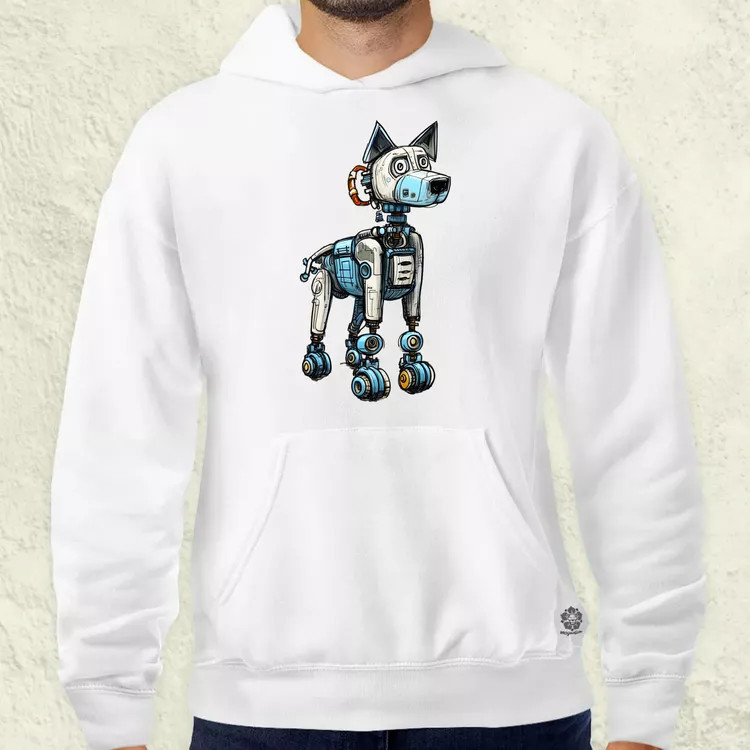 Robotkutya vázlat v6 férfi pulóver