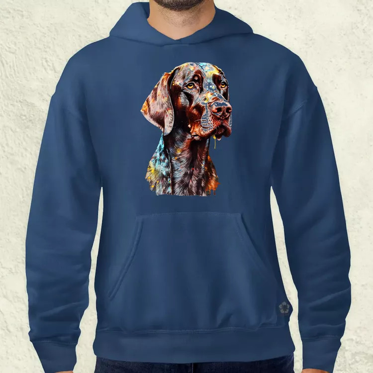 Rövidszőrű német vizsla v1 férfi pulóver