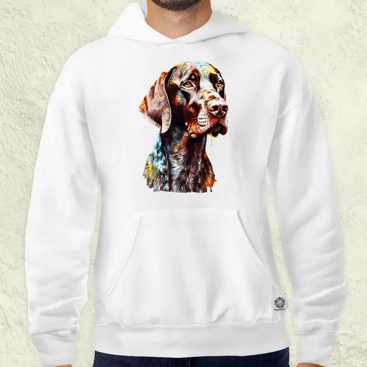 Rövidszőrű német vizsla v1 férfi pulóver