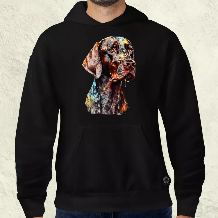 Rövidszőrű német vizsla v1 férfi pulóver