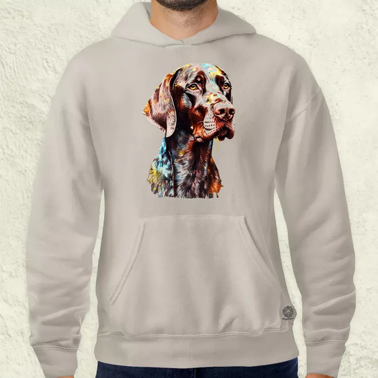 Rövidszőrű német vizsla v1 férfi pulóver