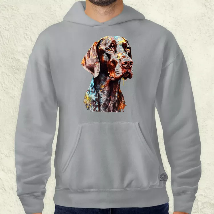 Rövidszőrű német vizsla v1 férfi pulóver