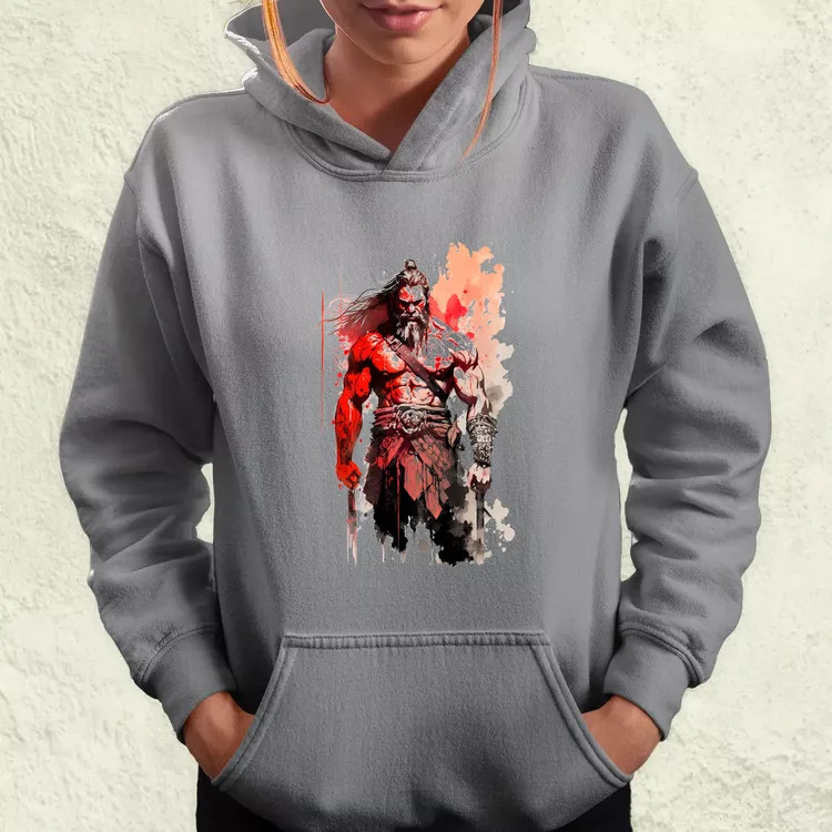 Barbár karakter v2 női pulóver