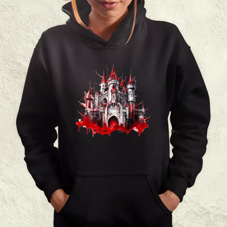 Drakula vára v2 női pulóver
