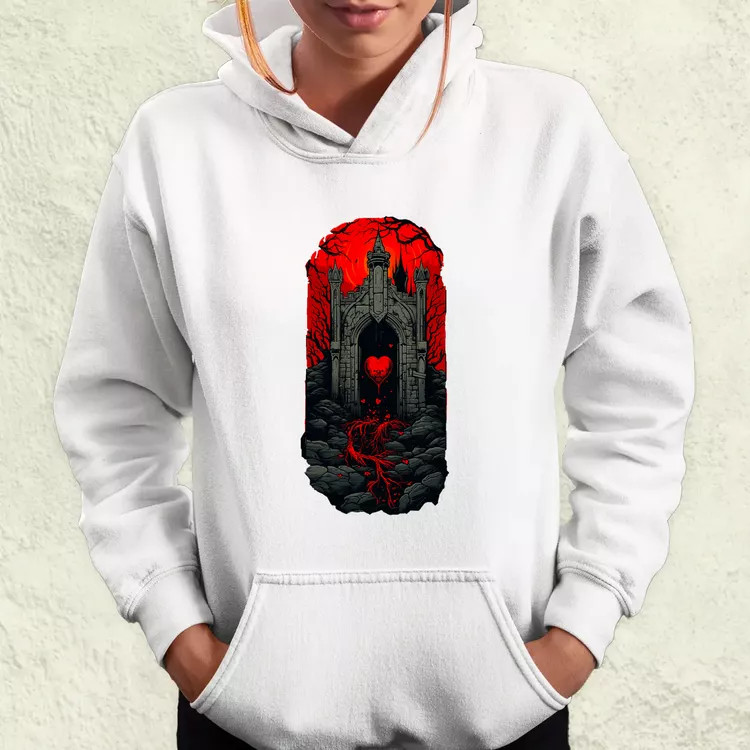 Pixelart kripta fantázia v2 női pulóver