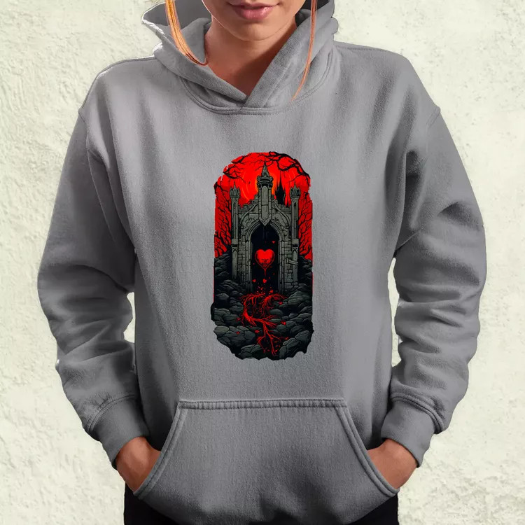Pixelart kripta fantázia v2 női pulóver